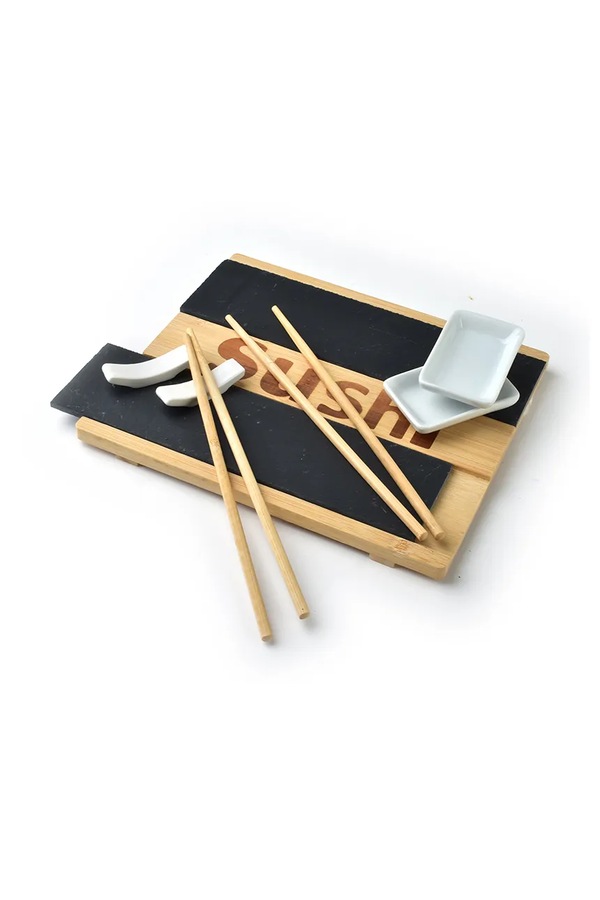 Набір для суші для 2 осіб Affek Design Sushi колір коричневий фото 3