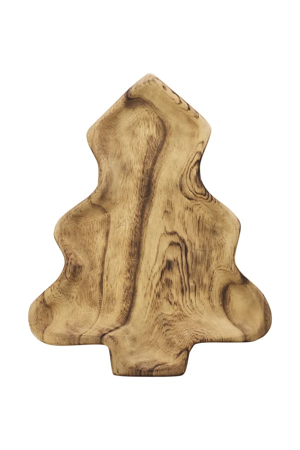 Декоративна таця Madam Stoltz 33 x 40 x 3 cm колір коричневий
