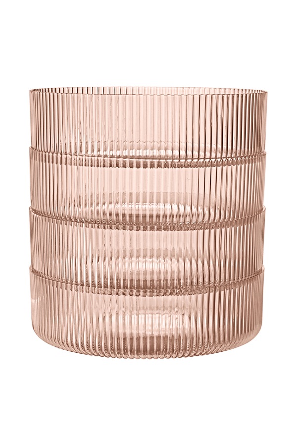 Миски з видувного скла Ferm Living Ripple колір рожевий фото 2
