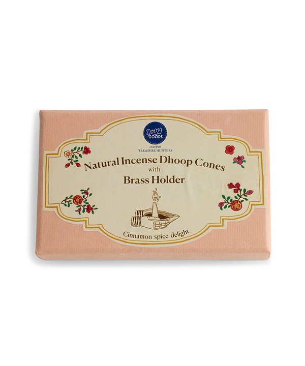 Набір підставка для пахощів із конусоподібними пахощами Doing Goods Incense Cones Giftset колір жовтий