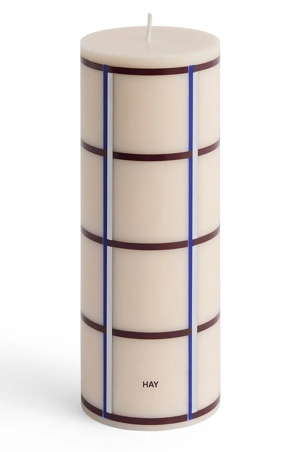 Свічка декоративна HAY Column Candle 7 x 20 cm колір бежевий фото 2