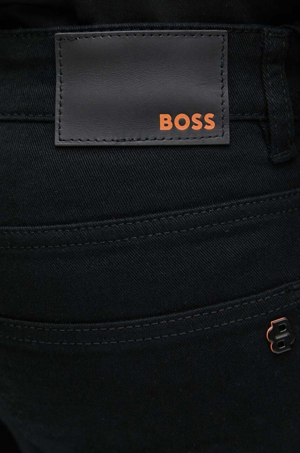 Джинси BOSS Orange DELAWARE BO колір чорний фото 4