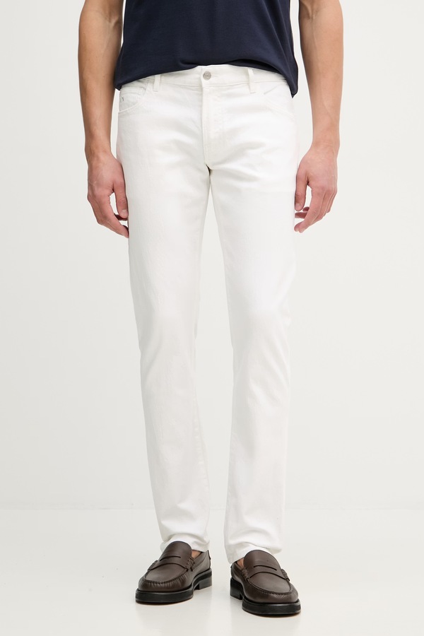Джинси skinny чоловічі Armani Exchange колір бежевий