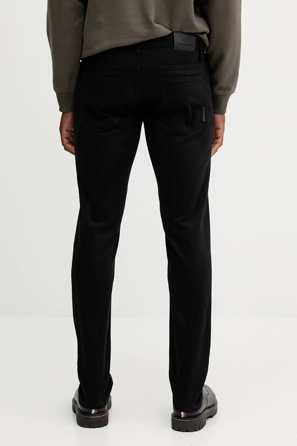 Джинси skinny чоловічі Armani Exchange колір чорний фото 2