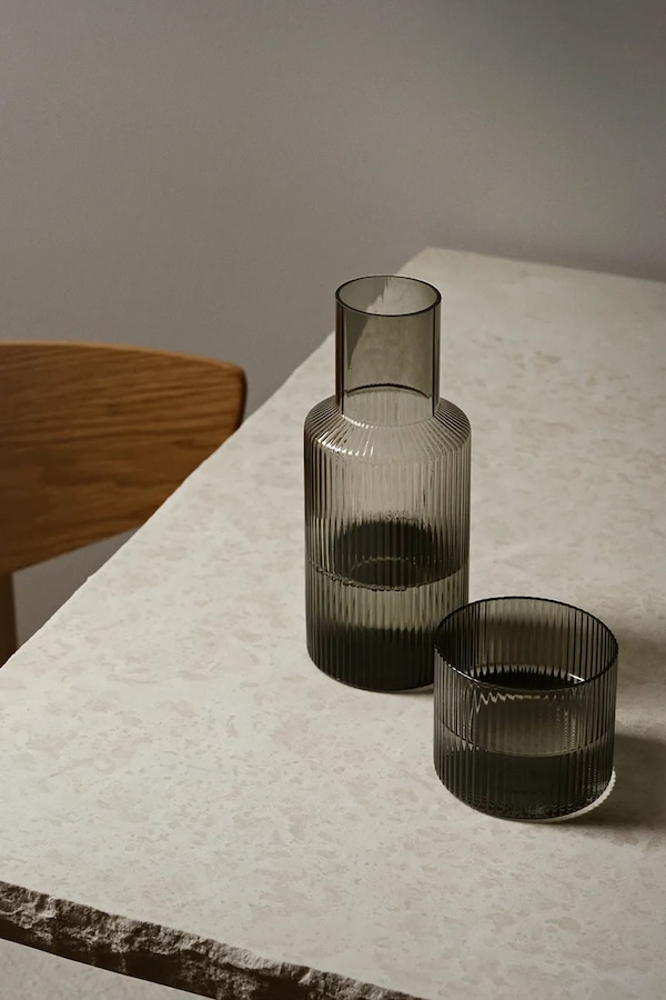 Склянка Ferm Living 4-pack колір сірий