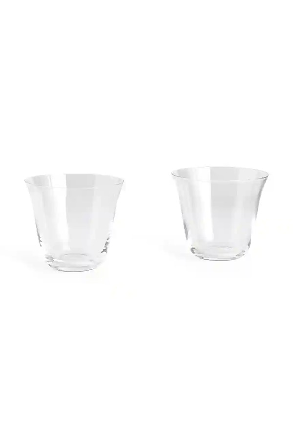 Набір склянок HAY Curve 250 ml 2-pack колір прозорий