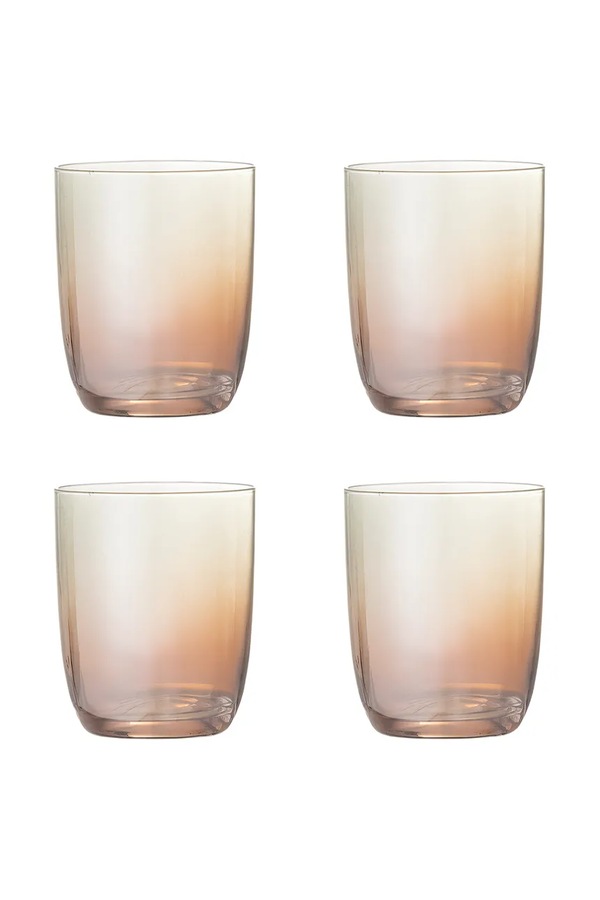 Набор стаканов Bloomingville Aston 375 ml 4-pack цвет коричневый