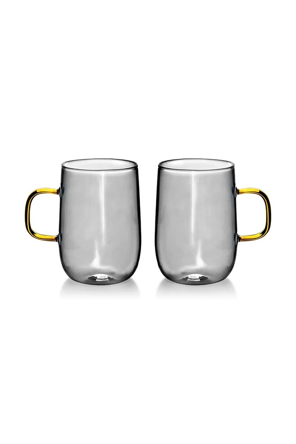Набір склянок Affek Design Peter 400 ml 2-pack колір сірий