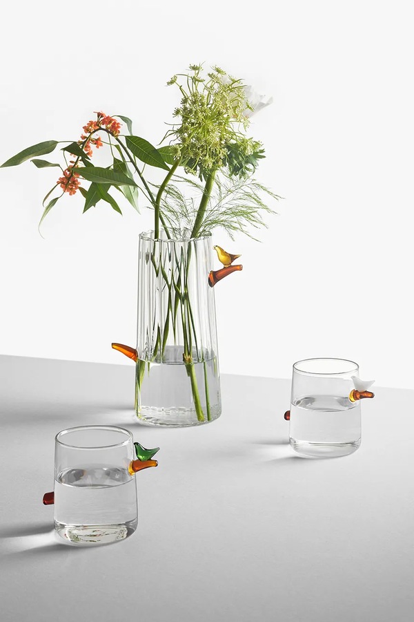 Склянка з борокремнієвого скла Ichendorf Milano Birds 500 ml