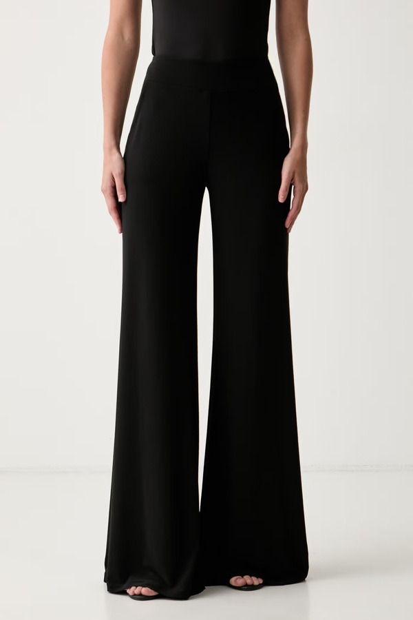 Штани wide leg жіночі Joseph Ribkoff колір чорний