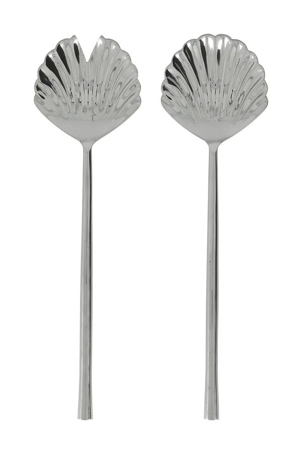 Салатні ложки House Doctor HDFan 28 x 7,8 cm 2-pack колір сірий