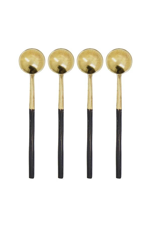 Набір чайних ложок House Doctor HDSpoon 11,5 cm 4-pack колір жовтий