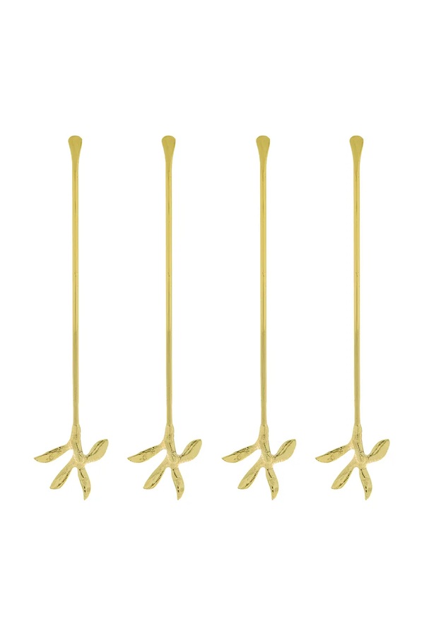 Мішалка для коктейлів House Doctor HDServe 4 x 19 cm 4-pack колір жовтий