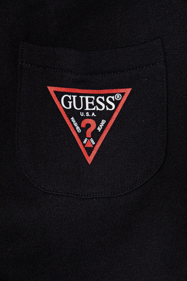 Детские шорты Guess цвет синий фото 2