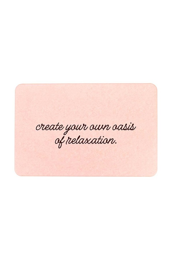 Килимок для ванної Artsy Doormats Create Your Own Oasis Of Relief 39 x 60 cm колір рожевий