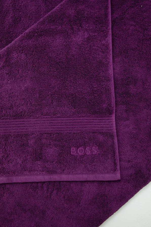 Великий бавовняний рушник BOSS Loft Dalhia 100 x 150 cm колір фіолетовий фото 3