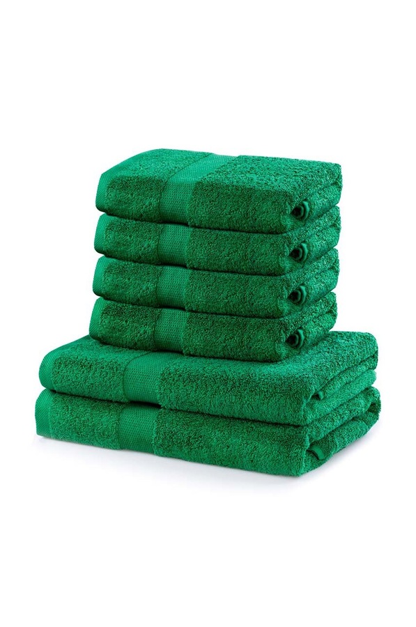 Inne Набір рушників Inne home & lifestyle od 50 do 140 cm 6-pack колір зелений