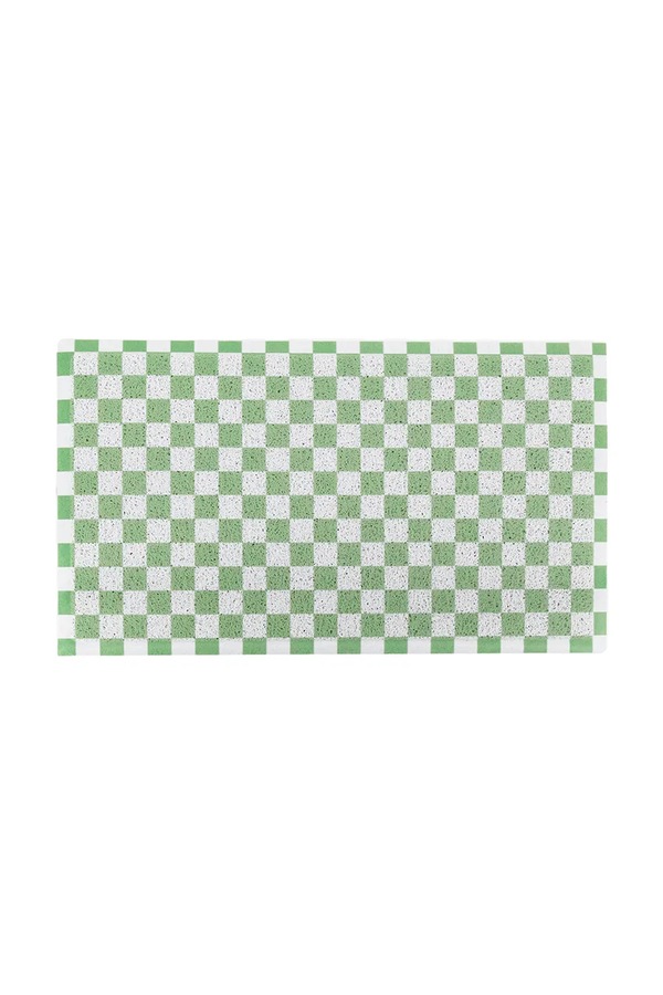 Коврик Artsy Doormats Green Check