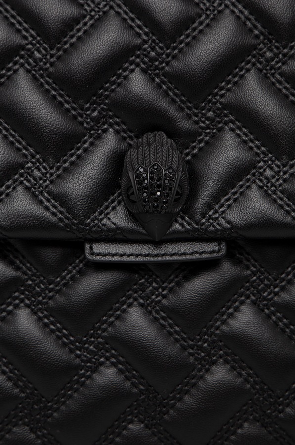 Шкіряна сумочка Kurt Geiger London колір чорний фото 2