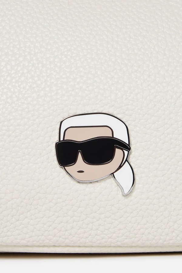 Сумочка Karl Lagerfeld IKON колір білий фото 4