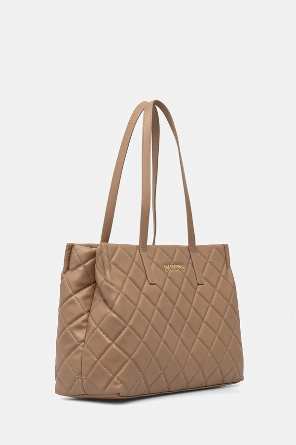 Сумка-шопер жіноча зі штучної шкіри Valentino Bags колір бежевий