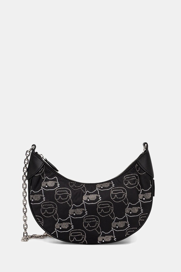 Сумочка Karl Lagerfeld IKON колір чорний