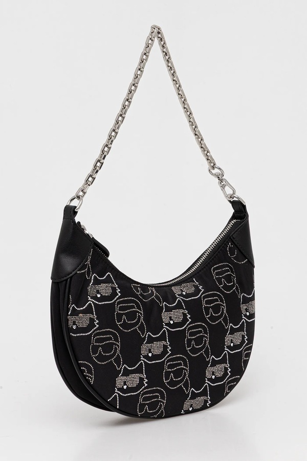 Сумочка Karl Lagerfeld IKON колір чорний