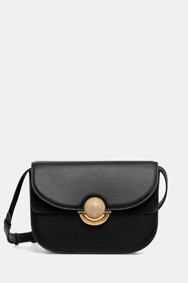 Шкіряна сумочка Furla колір чорний
