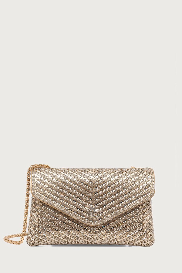 Сумка-листоноша жіноча Aldo SPARKLEBAG колір золотий