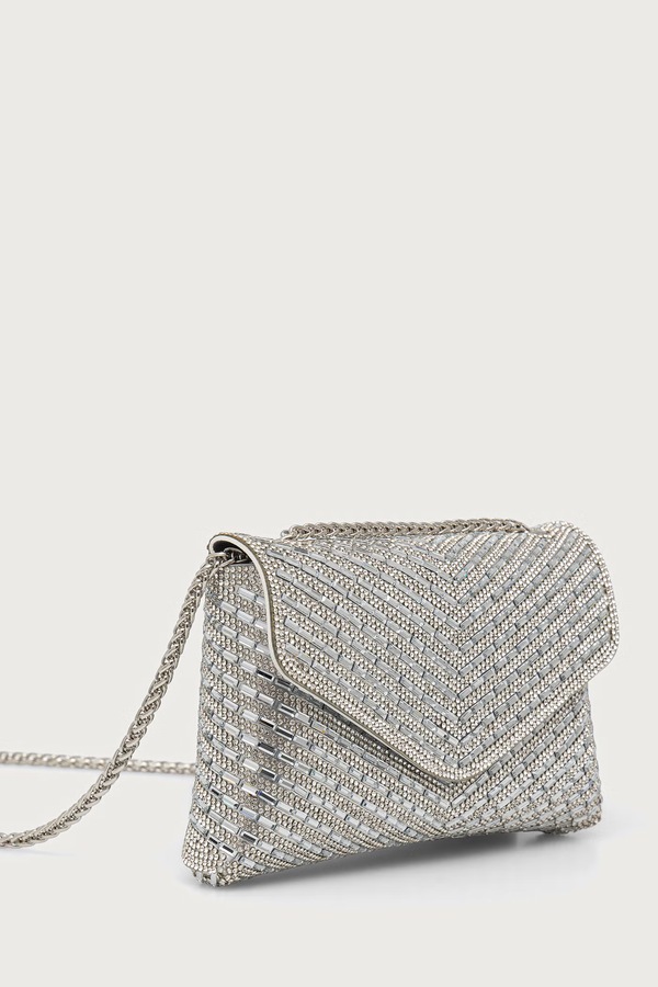 Сумка крос-боді жіноча Aldo SPARKLEBAG колір срібний фото 2