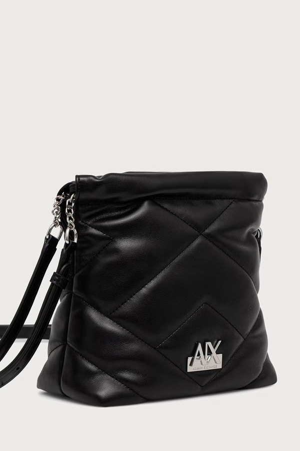 Сумка кросс-боди женская из искусственной кожи Armani Exchange цвет черный