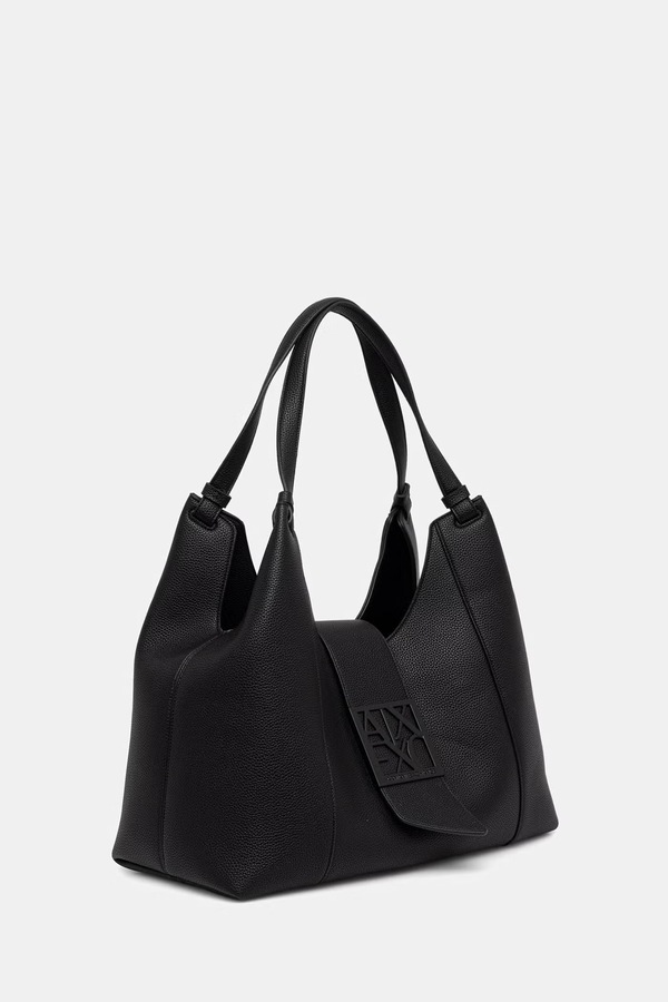 Сумка-шопер жіноча Armani Exchange колір чорний