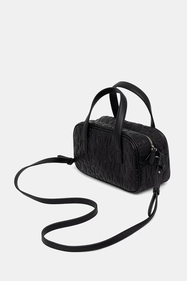 Сумка кросс-боди женская из искусственной кожи Armani Exchange цвет черный фото 2