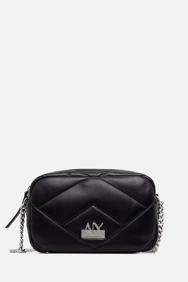 Сумка кросс-боди женская из искусственной кожи Armani Exchange цвет черный