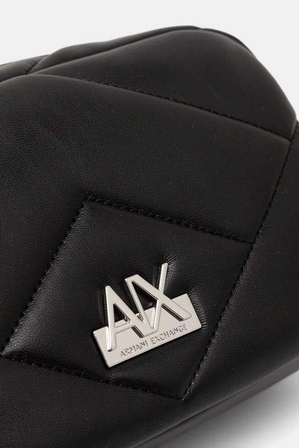 Сумка крос-боді жіноча зі штучної шкіри Armani Exchange колір чорний фото 4