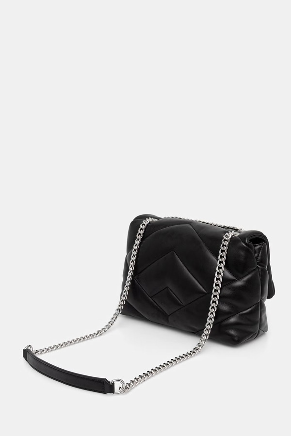 Сумочка жіноча зі штучної шкіри Armani Exchange колір чорний фото 2