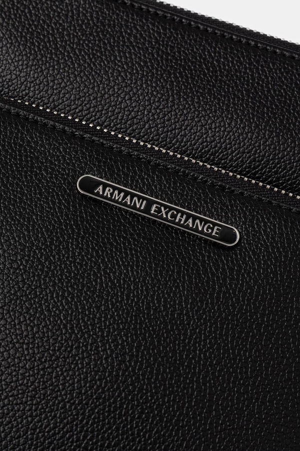 Сумка чоловіча Armani Exchange колір чорний фото 4
