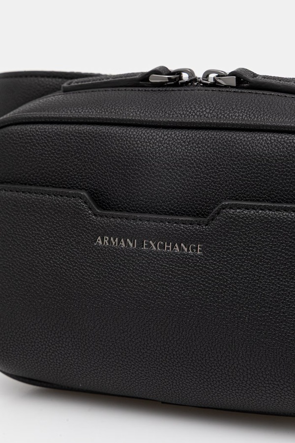 Бананка чоловіча Armani Exchange колір чорний фото 4