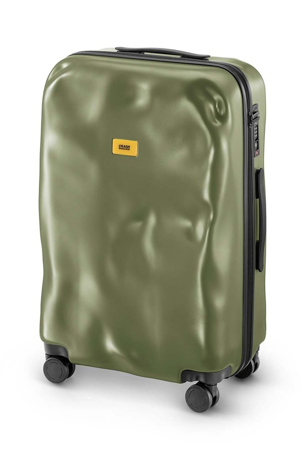 Жорстка валіза Crash Baggage ICON Medium size 68x45x26 cm колір зелений