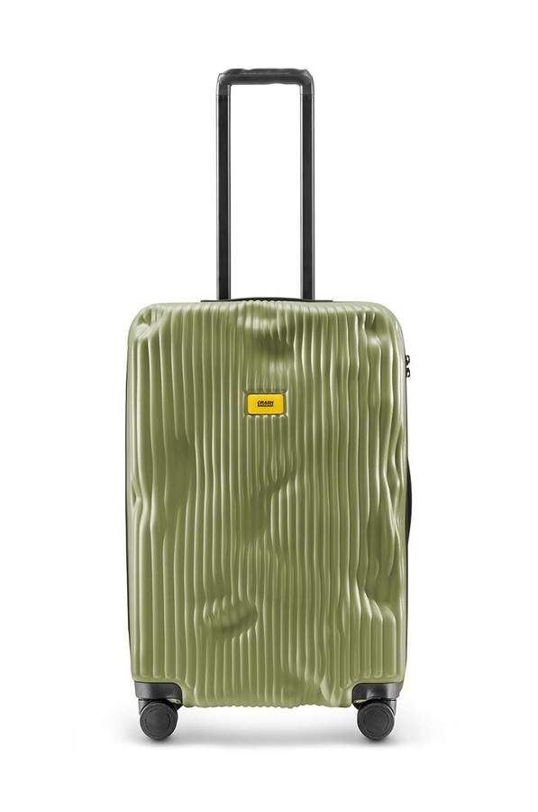 Жорстка валіза Crash Baggage STRIPE Medium size 68x45x26 cm колір зелений