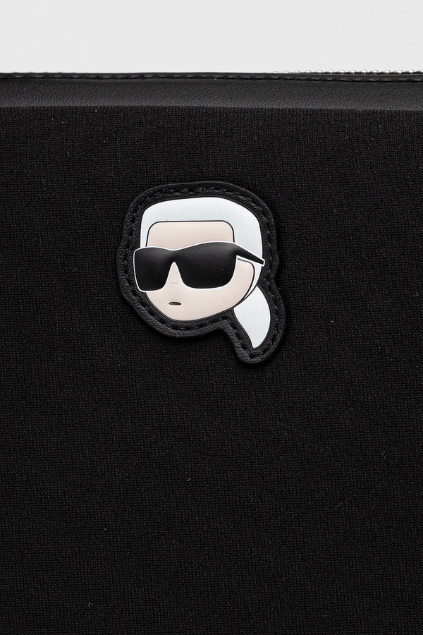 Сумка Karl Lagerfeld колір чорний фото 4