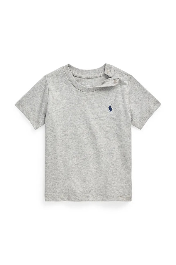 Футболка Polo Ralph Lauren цвет серый фото 2