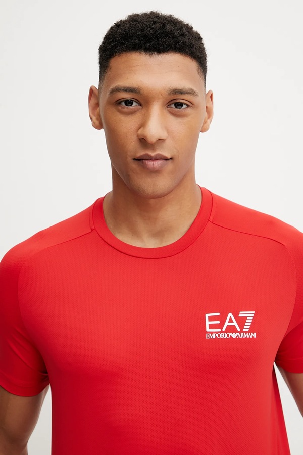 Футболка EA7 Emporio Armani колір чорний фото 4