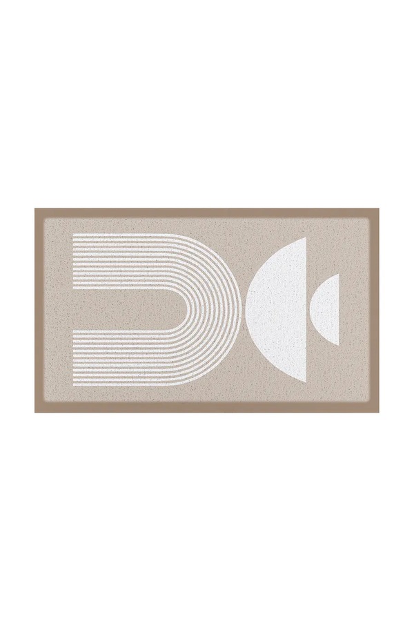 Коврик Artsy Doormats Beige Half Moon 70 x 40 cm фото 2