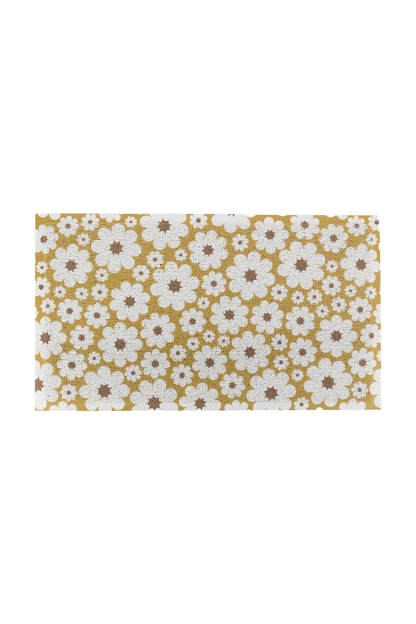 Килимок Artsy Doormats Gren Cream Flowers 70 x 40 cm