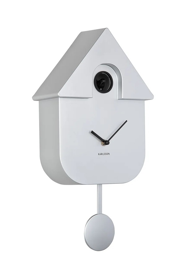Годинник із зозулею Karlsson Modern Cuckoo Metallic фото 2