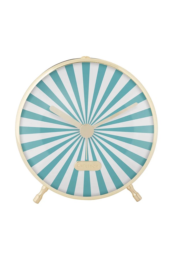 Будильник Karlsson Candy Swirl колір бірюзовий