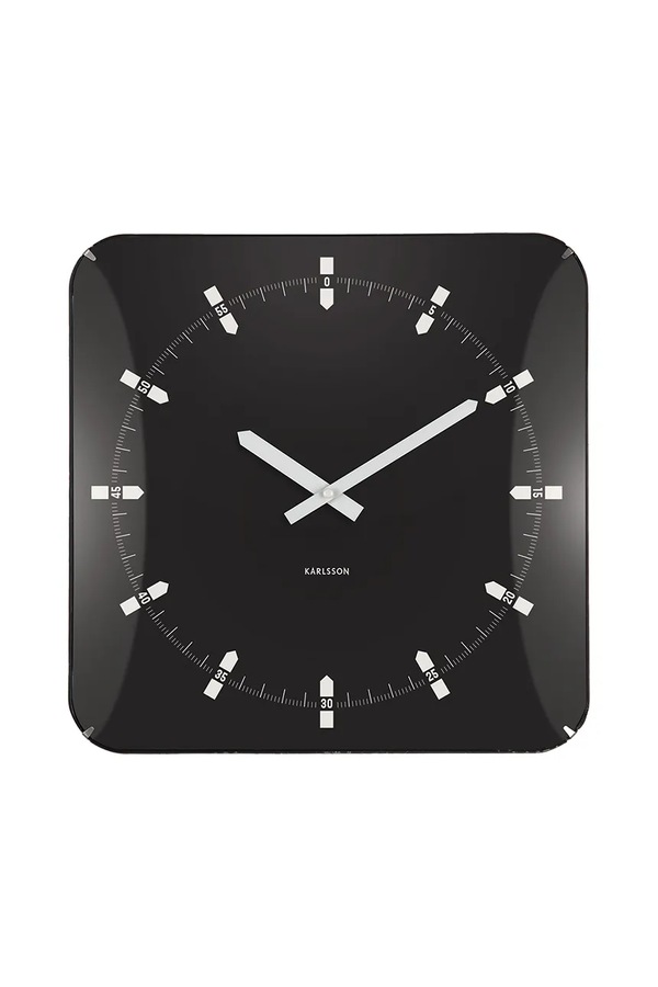 Настінний годинник Karlsson Sucinto Dome Square 35 x 35 x 4,5 cm колір зелений