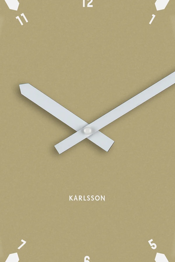 Настінний годинник Karlsson Realista 35 x 4,5 cm колір зелений фото 3