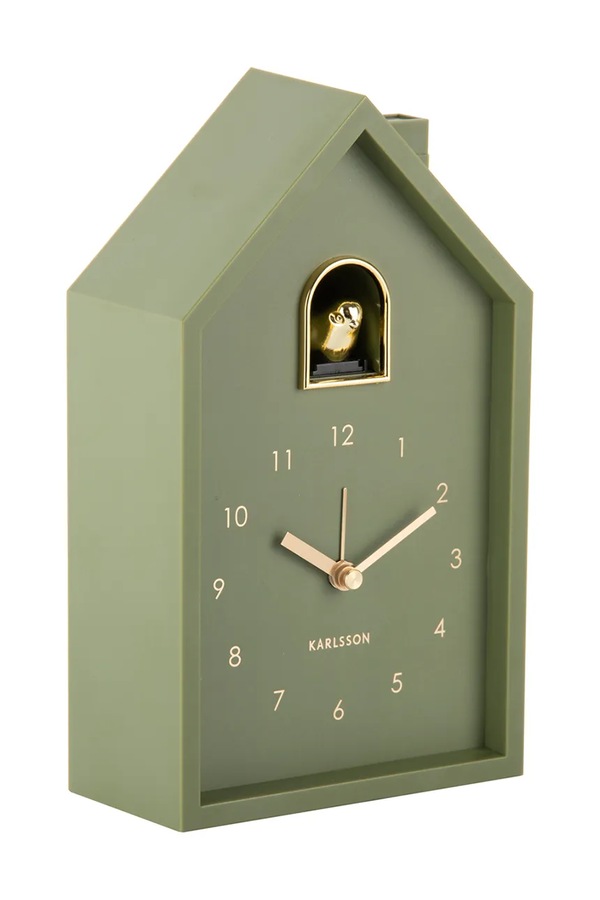 Годинник Karlsson 11,5 x 20 x 6 cm колір зелений фото 2
